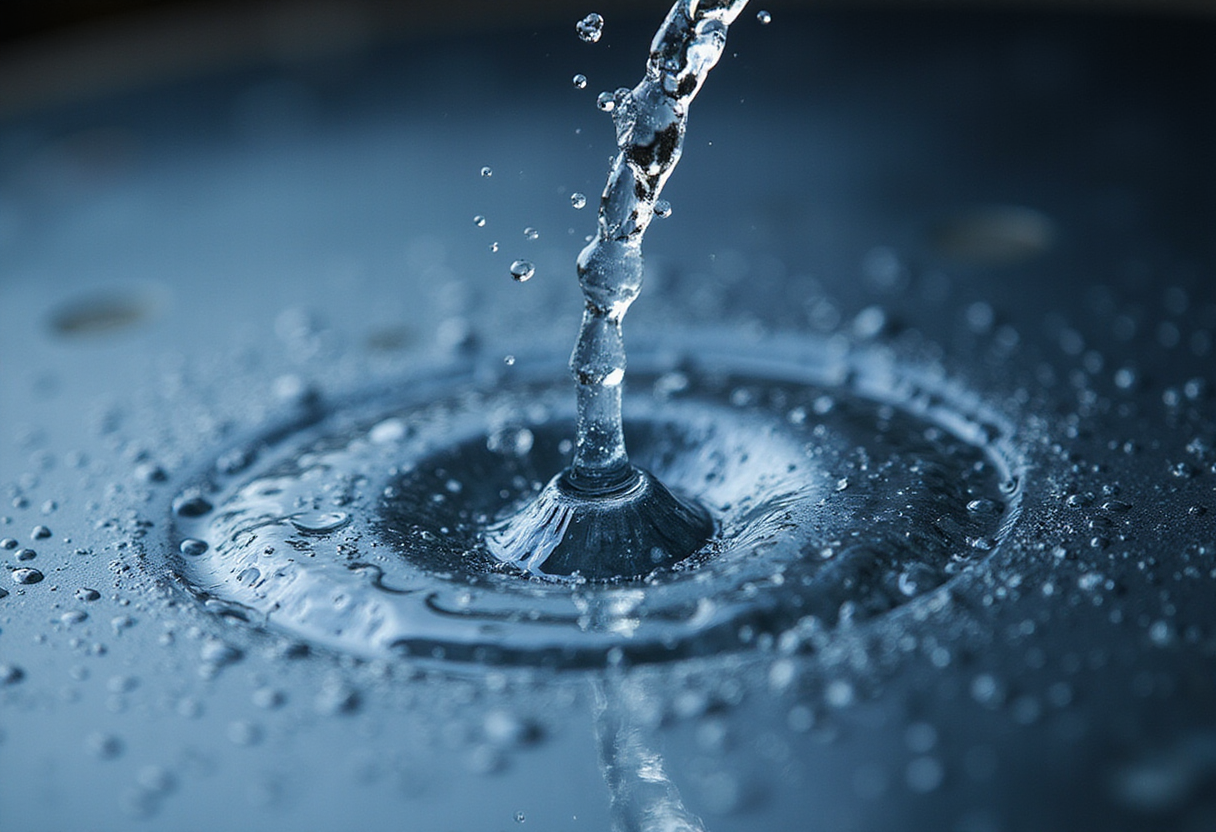 Sliding water droplets corrode Teflon-coated metal