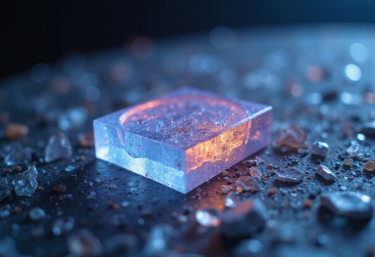 Plasmonic metamaterial makes a photonic time crystal